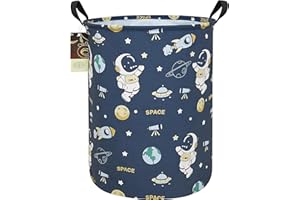 HUNRUNG Cesto portabiancheria grande, in tela leggera, organizer per giocattoli, vestiti sporchi, pieghevole, impermeabile, per dormitori, camera dei