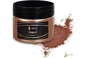 ‎AARTSZ Epoxidharz Farbe Metallic Bronze-Farbe 20g, AArtsZ Mica Powder Pulver, Epoxy Resin Farbe, Pigment, Farbpigmente Pigmentpulver Farben für Kosmetisches Qualität, Niveau Lipgloss Seifenfarben