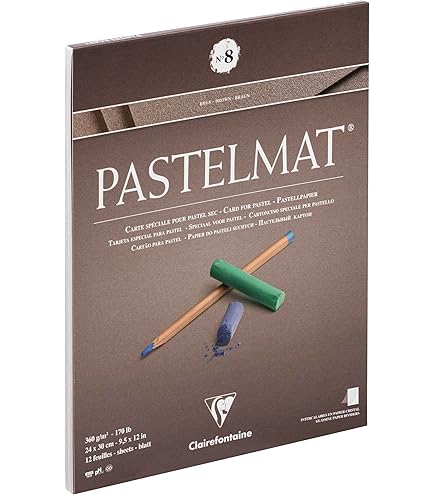 96021C] Clairefontaine Paquet de 5 feuilles Pastelmat maïs 50x70cm