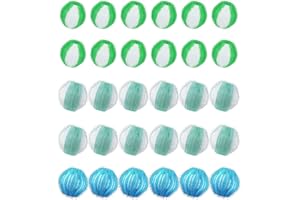 Asheyya 30Pcs Pet Hair Remover Washing Machine, Reusable Cat Dog Hair Catcher for Laundry