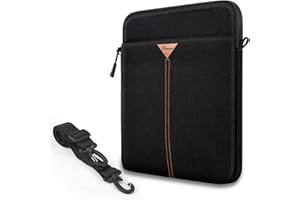 SIMTOP Torba na tablet, ipad air 2022, etui na iPada z paskiem na ramię, akcesoria do iPada, aktówka, torby, wodoodporne torby na iPada Microsoft Surface Go dla mężczyzn