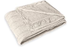 LUA VIKA Narzuta na sofę, koc, bawełna, narzuta na kanapę, narzuta na łóżko, bawełna