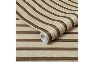 Hode Selbstklebende Tapete Holzoptik Braun 44x600cm, Klebefolie Möbel Holzoptik, Möbelfolie Selbstklebend Holzoptik, Holzoptik Folie Selbstklebend für Möbel Wand Tür