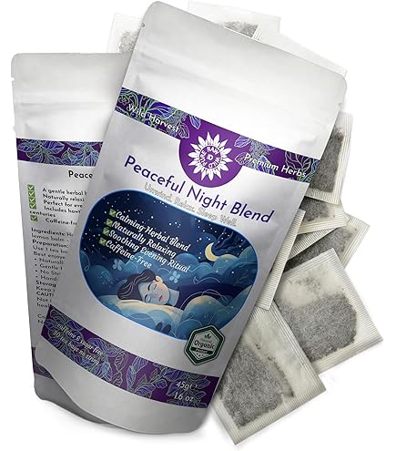 Relaxing Herbal Tea Bags For Sleep | Bouquet With Lemon Balm, St. John's Wort, Thyme & Oregano | Caffeine-Free Calming Evening Blend | ID Pure Raw Wild | 30 Tea Bags (45 - View #9