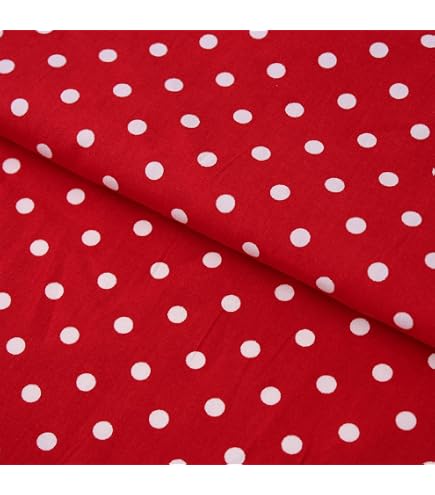 Super Süßer Baumwollstoff Mit Mäuse-Ohren-Muster – Perfekt Zum Nähen Für Kinderdecken, Kissen & Deko, 100% Baumwolle, Öko-Tex, 150 Cm Breit, 145 G/qm