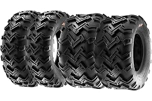 SunF A001 21x7-10 & 22x10-10 Quad ATV UTV Pneumatici fuoristrada 6PR TL 47F E4 Mark, set di 4 pezzi