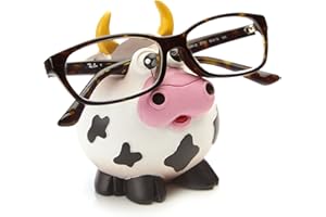 ‎BY BERS By Bers Brillenhalter Design Bulle, Kuh, Büffel, Rindvieh, handbemalt, lustig, für Spaßversteher und Junggebliebene