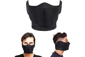 Oscenny Balaclava Half Face Mask Ski Mask Adjustable Hook and Loop Windproof for Bike Motorcycle Winter Outdoor Sports