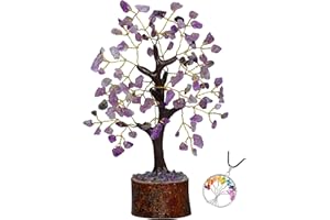 Cristalli di Abhisubya Ametista - Crystal Tree of Life - Gem Tree - Stones and Crystals - Decorations for Living Room - Money Tree - Ornamenti degli alberi - GEM Stones - Regali di posizioni
