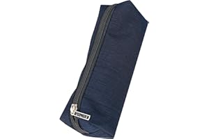 Online Trousse Scolaire Bleue, fourre-Tout pour l'école et lycée, étui à Crayons pour Filles et garçons, Grande capacité, Design Blue Shadow