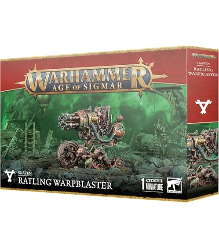 Games Workshop – Warhammer Age Of Sigmar – Skaven Warpspark Weapon Battery – Kit Plastique à Monter Et Peindre