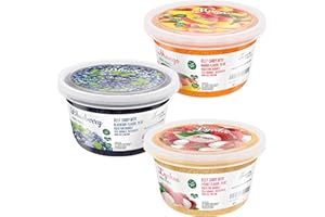 THE INSPIRE FOOD COMPANY INSPIRE FOOD Bubble Tea Perles 3 paquets Litchi, Mangue, Myrtille | Bubble tea, perle de tapioca pour bubble tea | 100% vegan et sans gluten, sans colorant artificiel, 450g chacun
