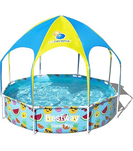 その他 mi Bestway Above Ground Pool Set, Multi-Colour, 56432 : Amazon.ae: Toys