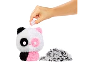 Fluffie Stuffiez Peluche coleccionable pequeño - PANDA - Revelación sorpresa al abrir la caja con ASMR Fidget DIY Piel flexible, pelusa ultrasuave - Ideal para niños y niñas a partir de 4 años