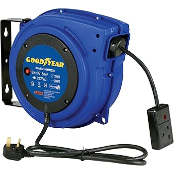 Avvolgicavo Schwabe Per Cavi Fino 15 M | Portatile | Blu | IP44 | Per Esterno