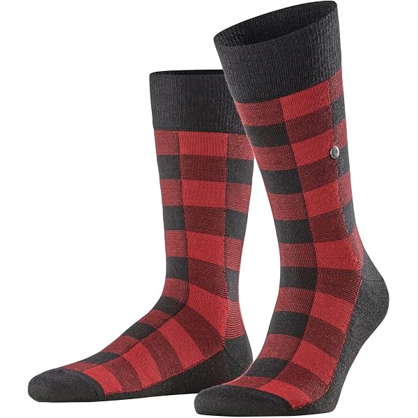 Calze lunghe uomo bordò righe multicolor