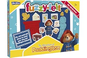 John Adams | Fuzzy-Felt - Paddington Bear Activity Set: Mescola e abbina pezzi di feltro per creare le tue foto Paddington!| Giocattolo prescolare | Età 3+