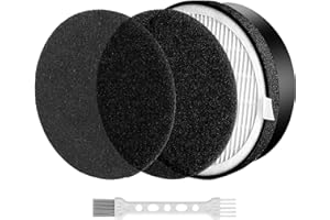 LAUKOWIND 1 Pack LV-H132 Replacement Filter for LEVOIT LV-H132 Air Purifier, 3-in-1 Nylon Pre-Filter H13 True HEPA and Activated Carbon, Against Dust Pollen Smoke, Part # LV-H132-RF