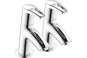 Bristan SM 1/2 C Smile Basin Taps - Chrome Plated