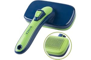 Bonza Slicker Brush - Long Haired Cat & Dog Brush - Dog & Cat Grooming - Large