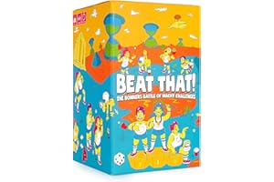 Gutter Games Beat That Game - The Bonkers Battle of Wacky Challenges - Family Games for Kids and Adults - Card and Board Game, Encourages Fun, Creativity, and Memorable Moments in Parties - Main
