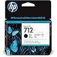 HP 712 3ED71A Black 80-ml Genuine HP Ink Cartridge, high capacity with ...