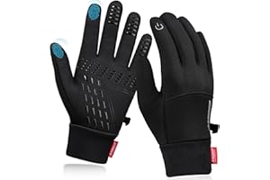 ‎ANQIER anqier Fahrrad Handschuh Herren Winterhandschuhe Wärme Radsport Handschuhe Winddichte Touchscreenhandschuhe Damen Sporthandschuhe rutschfeste Running-Handschuhe Thermohandschuhe Wasserdicht