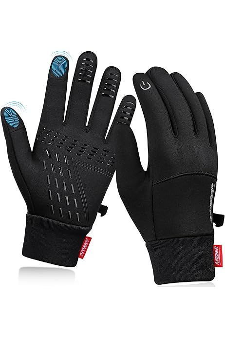 Waterproof Gloves Women Winter Thin Thermal Gloves,Waterproof