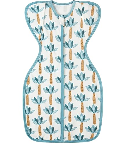 happiest baby Sleepea Pucksack 5-Sekunden-Wickeltuch, 100% Bio-Baumwolle, von Ärzten entworfen fördert gesunde Hüftentwicklung, verhindert versehentliches Kratzen des Gesichts (Planeten Grau, L) Baby