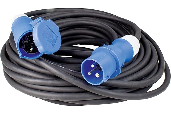 as - Schwabe - Schwabe 60477 Prolongateur CEE, rallonge électrique pour camping, caravane et bateau, 230V, 16A, Black, 10 m