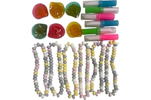 ‎CAPTAIN PLAY CAPTAIN PLAY Retro Süßigkeiten Klassiker Bonuspack mit Süße Ketten, Candy Lipstick und Schleckmuscheln, 18 Teile Mix in Einzelverpackung, 192g