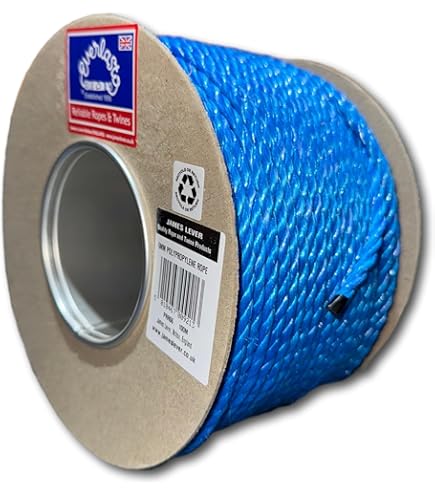 6mm Corde Polypropylene | Blanc | 60 Mètres | 6 Millimètres D'Épaisseur