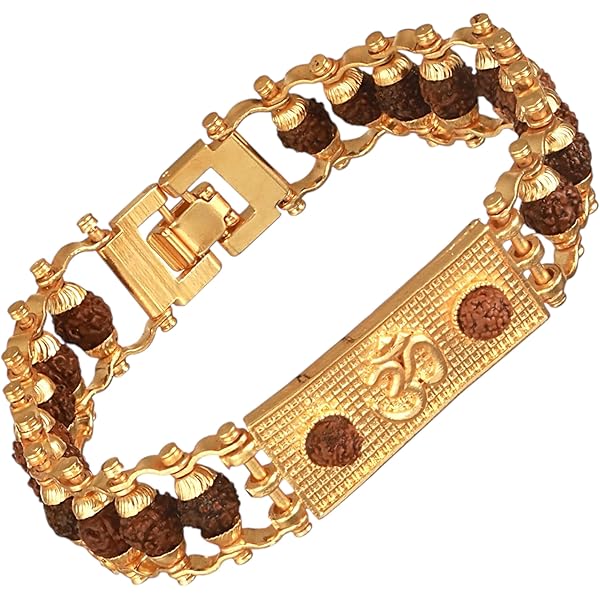 Buy VFJ VIGHNAHARTA FASHION JEWELLERY wood Brass Rudraksha jai