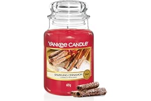 YANKEE CANDLE Candele In Giara, Cannelle Scintillante, Grande