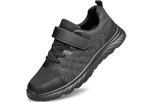 Raoendis Boys Girls Trainers Kids Running Shoes Mesh Sneakers, Comfortable Lightweight Sport Trainers Children Athletic School Shoes for Toddler/Little Kid/Big Kid