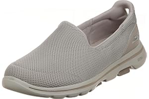 Skechers Go Walk 5 damskie trampki, Taupe Textile Trim, 35 EU