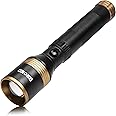 Duronic RFL901AA Rechargeable 600 Metres Flashlight/Torch - 2200mAh battery - Adjustable beam