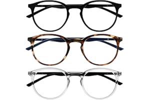 Opulize Met Pack 3 Bloqueo Luz Azul Gafas De Lectura Computadora Juego De Azar Negro Marrón Púrpura Hombres Mujeres BBB60-125