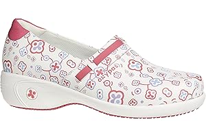 Oxypas Lucia, Scarpe di sicurezza da donna, Bianco(Stampa floreale), 5.5 UK (39 EU)