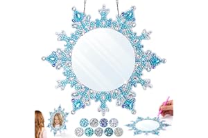 ‎DIKENCE Geschenk Mädchen 6 7 8 9 10 11 Jahre Geschenkideen: Kindergeburtstag Basteln Mädchen 8 10 Jahre Diamond Painting Spiegel Bastelset Kinder ab 6 8 10 Jahre Frozen Schminkspiegel Spielzeug ab 5-12 Jahre