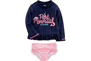 Simple Joys by Carter's Toddlers and Baby Girls' 2-Piece Assorted Rashguard Sets