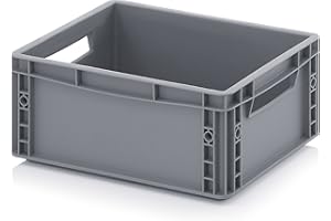 AUER PACKAGING Eurobehälter-Eurobox 40 x 30 x 17 cm inkl. gratis Zollstock