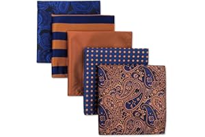 S&W SHLAX&WING Shlax&Wing 5 Stück sortierte Taschentücher für Herren quadratisch Gr. Einheitsgröße