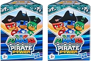 TOPTOYS2U BARGAIN BUNDLES PJ Masks Articulated Play Figures and Accessories Blind Box Sets - 2x Pirate Power Blind Boxes