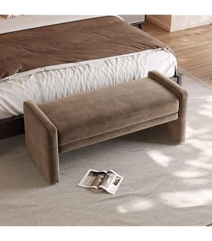 FERRO Elena Banc De Couloir Rembourré Sans Dossier 64,5 Cm - Design Moderne