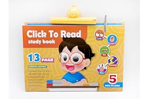 FLEX VALUE Flex Children's Digital Play Book, Educational Toy, Preschool Electronic Learning To Help With Alphabet, Numbers, Social Skills, Facial Expressions And Drawing Book