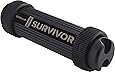 Corsair CMFSS3B-128GB Flash Survivor Stealth 200 m 128 GB USB 3 Rugged Design Water Proof Flash Drive - Black