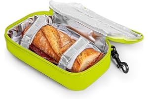 PracticDomus Porta Bocadillos Infantil Termoinsulado Iris Barcelona Modelo Kids. Color Verde