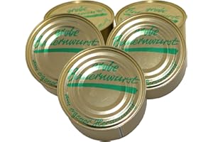 ‎SCHWARZWALD METZGEREI SCHAUFLER Black Forest Butcher Shop - Sausage Specialities in Cans - Farmer's Sausage - 5 x 400 g | 1 Year MHD | Craft Production