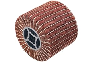 MANICAF Schleifwalzen mit Schleifpapier, Rollschleifer 120 Körnung Schleifhülsen 120 x 100 mm, Effizient Schleifrolle Bürste für Schleifroller Schleifmaschine zum Schleifen Mattieren Satinieren